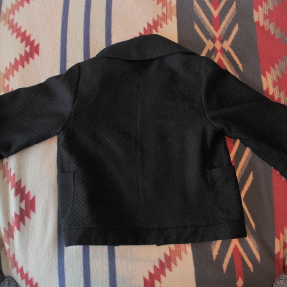 Tulle Cropped Trapeze Jacket - Picture 2 of 5